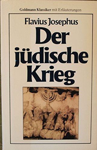 Stock image for Der Jdische Krieg for sale by Ammareal