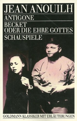 Beispielbild fr Antigone / Becket oder die Ehre Gottes zum Verkauf von 3 Mile Island