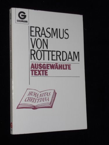 9783442084340: Erasmus von Rotterdam. Ausgewhlte Texte