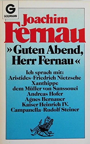 Stock image for Guten Abend, Herr Fernau for sale by 3 Mile Island
