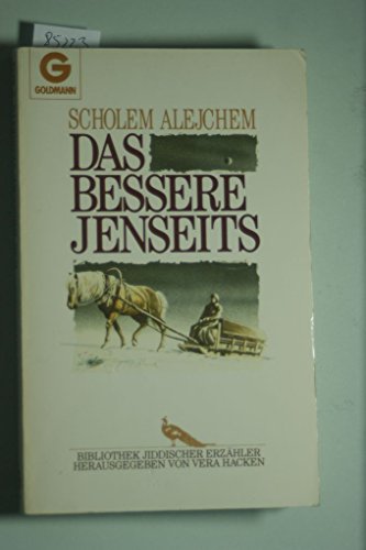 9783442089109: Das bessere Jenseits. (Bibliothek Jiddischer Erzhler)