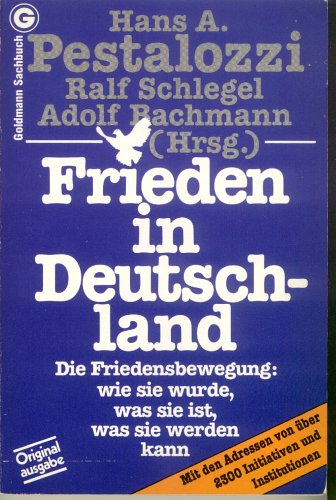 Beispielbild fr Frieden in Deutschland zum Verkauf von Buchwolf 1887