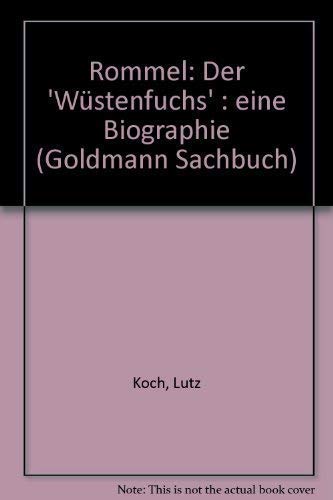 9783442119257: Rommel: Der 'Wstenfuchs' : eine Biographie (Goldmann Sachbuch)