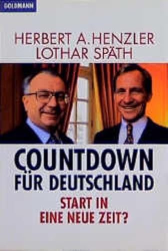 Imagen de archivo de Countdown fr Deutschland. Start in die Neue Zeit? TB a la venta por Deichkieker Bcherkiste