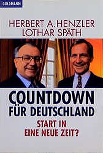 Stock image for Countdown fr Deutschland. Start in die Neue Zeit? TB for sale by Deichkieker Bcherkiste