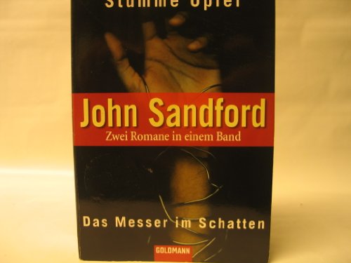 Beispielbild fr Stumme Opfer / Messer im Schatten: Zwei Romane in einem Band zum Verkauf von medimops