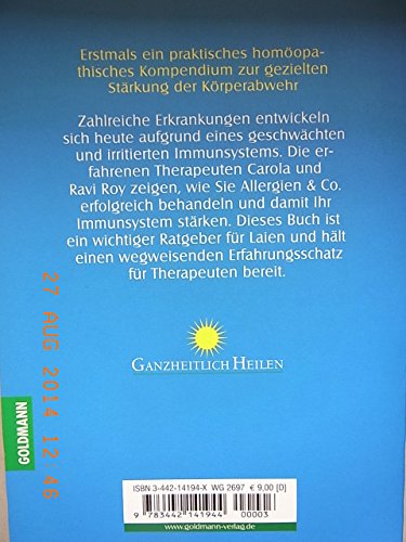 Stock image for Das Immunsystem strken durch Hompathie for sale by Storisende Versandbuchhandlung