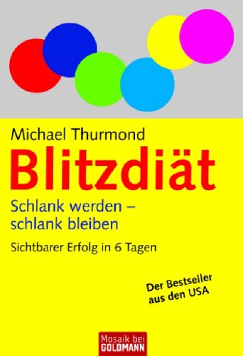 Stock image for Blitzdit: Schlank werden - schlank bleiben Sichtbarer Erfolg in 6 Tagen for sale by medimops