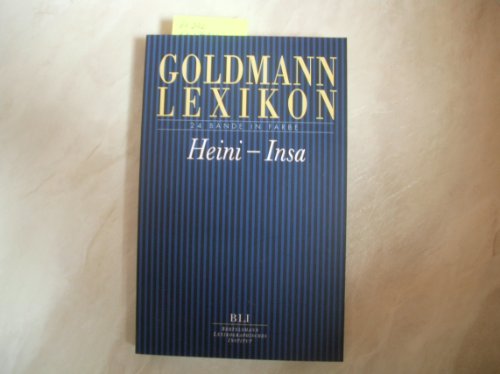 9783442261703: Goldmann-Lexikon. 25 Bnde in Farbe: Heini - Insa