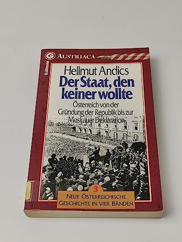 Stock image for Der Staat, den keiner wollte for sale by Better World Books