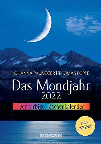 Beispielbild fr Das Mondjahr 2022: Der farbige Taschenkalender - Das Original zum Verkauf von medimops