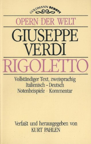Imagen de archivo de Rigoletto a la venta por Versandantiquariat Felix Mcke