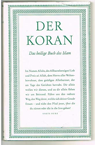 Der Koran. Das heilige Buch des Islam. Nach der Übertragung von Ludwig Ullmann neu bearbeitet und erläutert von L. W. Winter. - Anonymous