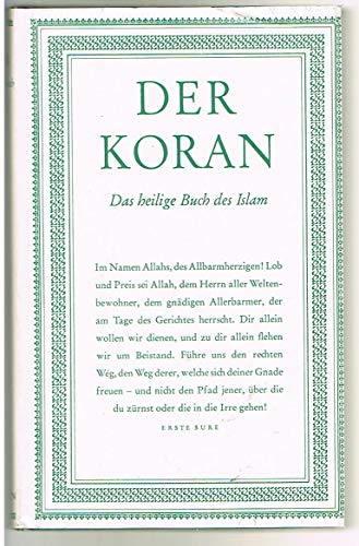 Stock image for Der Koran: das heilige Buch des Islam for sale by HPB-Red