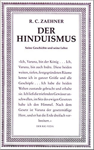 Hinduismus - Seine Geschichte und seine Lehre - Zaehner, R.C.