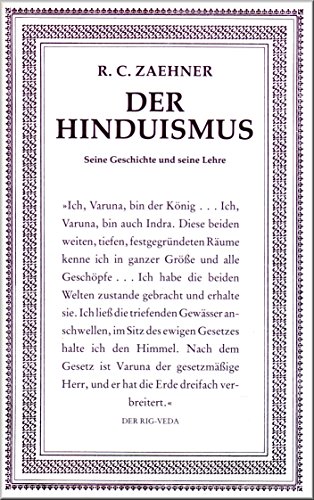 Imagen de archivo de Der Hinduismus. Seine Geschichte und seine Lehre a la venta por Leserstrahl  (Preise inkl. MwSt.)