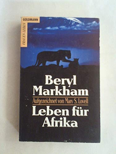 Imagen de archivo de Beryl Markham, Leben fr Afrika a la venta por Better World Books