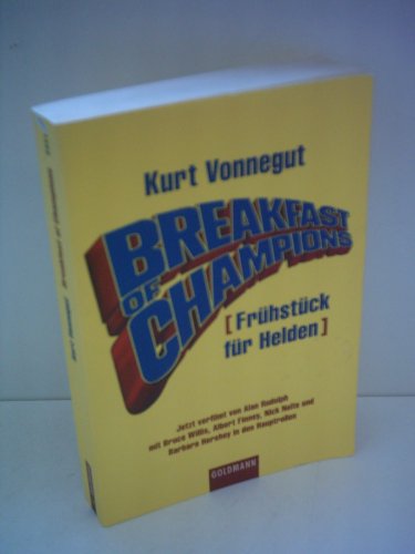 Stock image for Breakfast of Champions (FrÃ¼hstÃ¼ck fÃ¼r Helden) for sale by ThriftBooks-Dallas