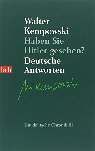 9783442725397: Haben Sie Hitler gesehen? Deutsche Antworten.