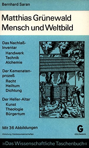 Beispielbild fr Matthias Grnewald, Mensch und Weltbild zum Verkauf von medimops