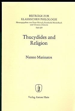 Thucydides and religion. - Thucydides.- Marinatos, Nanno.
