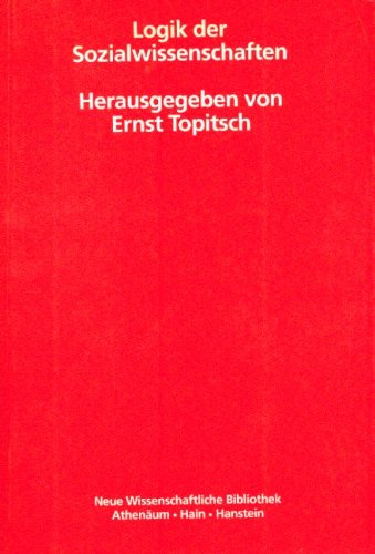 Stock image for Logik der Sozialwissenschaften for sale by medimops
