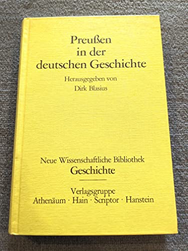 9783445120625: Preussen in der deutschen Geschichte (German Edition)