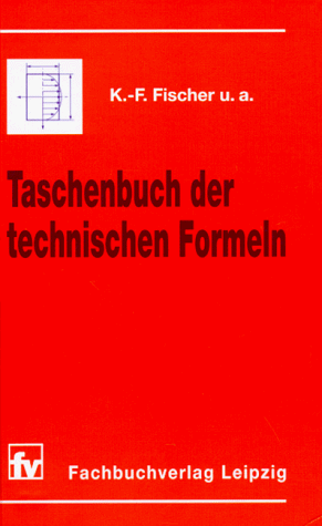 9783446008601: Taschenbuch der technischen Formeln