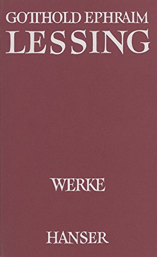 Beispielbild fr Gotthold Ephraim Lessing. Werke. Zweiter Band: Trauerspiele, Nathan der Weise, Dramatische Fragmente. Hardcover zum Verkauf von Deichkieker Bcherkiste