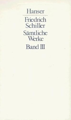 Stock image for SMTLICHE WERKE in fnf (5) Bnden -- BAND 3 SEPARAT: Fragmente, bersetzungen, Bearbeitungen mit Anmerkungen. Demetrius, Iphigenie in Taulis, Britannicus, Phdra, Egmont, Macbeth, Turandot for sale by German Book Center N.A. Inc.