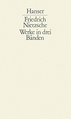 Nietzsche-Index zu den Werken in drei Bänden. Mit einem Vorwort des Verfassers. Mit Namen- und Be...