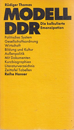 Beispielbild für Modell DDR. Die kalkulierte Emanzipation zum Verkauf von Gabis Bücherlager