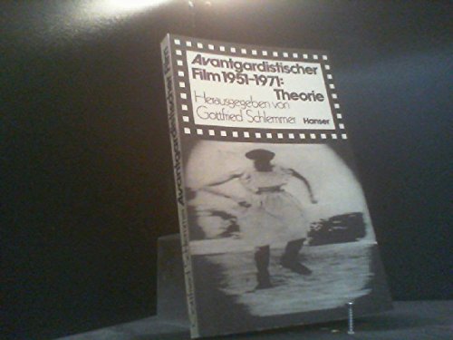Stock image for Avantgardistischer Film 1951-1971: Theorie. for sale by Antiquariat & Verlag Jenior