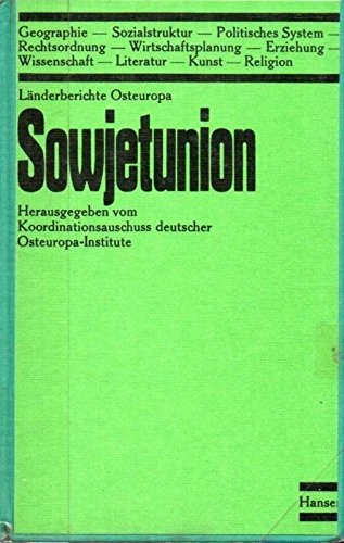 Beispielbild fr Lnderberichte Osteuropa I - Sowjetunion zum Verkauf von Bernhard Kiewel Rare Books