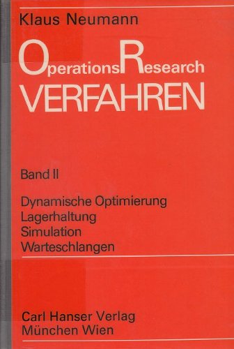 Stock image for Operations Research Verfahren II for sale by Buchmarie