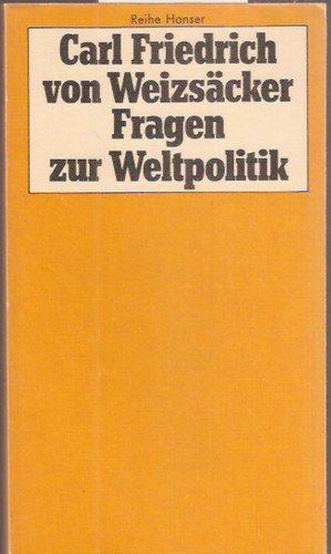 9783446120068: Fragen zur Weltpolitik (Reihe Hanser ; 186) (German Edition)