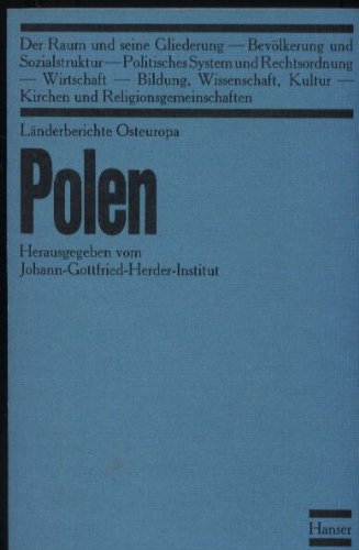 Imagen de archivo de Lnderberichte Osteuropa: Polen a la venta por Bernhard Kiewel Rare Books