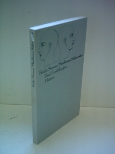 Imagen de archivo de Marlenes Schwester: 2 Erza?hlungen (German Edition) a la venta por Better World Books