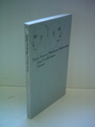 Stock image for Marlenes Schwester: 2 Erza?hlungen (German Edition) for sale by Better World Books