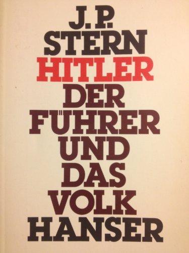 Imagen de archivo de Hitler. Der Fhrer und das Volk a la venta por medimops