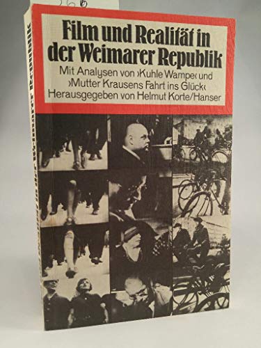 9783446125421: Film und Realitt in der Weimarer Republik