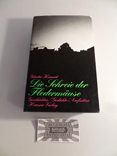 9783446127159: Die Schreie der Fledermause: Geschichten, Gedichte, Aufsatze (German Edition)