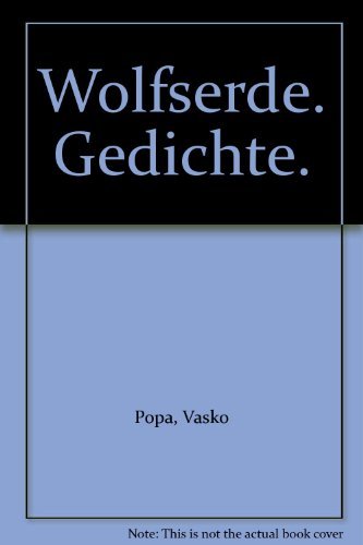 Beispielbild fr Wolfserde: Gedichte zum Verkauf von medimops