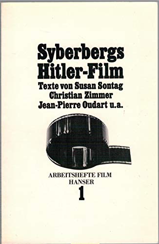 Beispielbild fr Syberbergs Hitler-Film. zum Verkauf von modernes antiquariat f. wiss. literatur