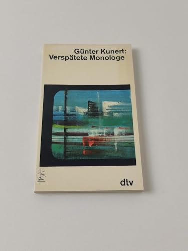 Beispielbild fr Versptete Monologe zum Verkauf von medimops