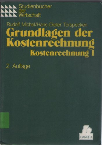 Stock image for Grundlagen der Kostenrechnung, Bd 1 for sale by medimops