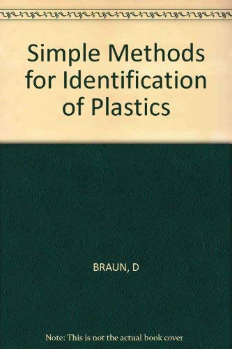Stock image for Simple Methods for Identification of Plastics for sale by Phatpocket Limited