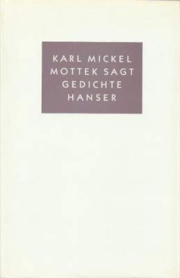 Imagen de archivo de Gedichte, 1957 - 1974. a la venta por Grammat Antiquariat