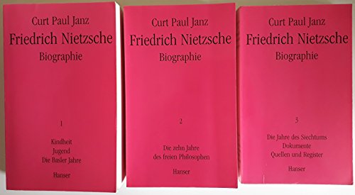 Beispielbild fr Friedrich Nietzsche. Biographie in drei Bnden: 3 Bde. zum Verkauf von medimops