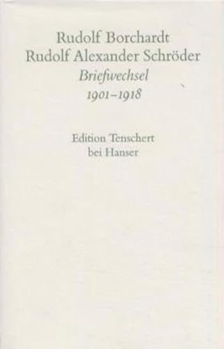 9783446180192: Borchardt, R: Ges. Briefe III/1